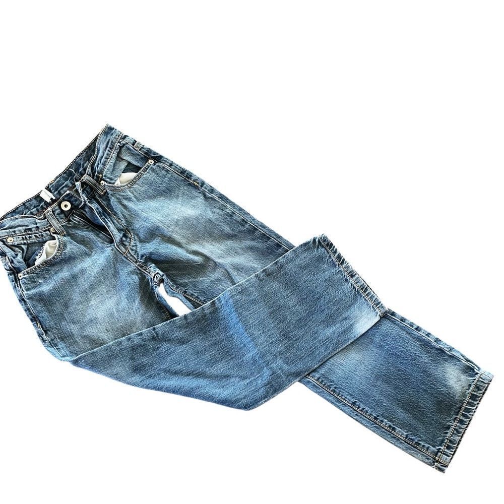 Paper Denim & Cloth Girls Blue Denim Jeans Size 10 Wide Leg